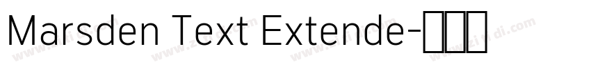 Marsden Text Extende字体转换